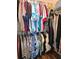 Large walk-in closet with double hanging rods at 4201 Avanti Cir, New Port Richey, FL 34655