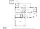 Floor plan showing a 3 bedroom, 2 bath home at 7208 Clouchester Ct, Hudson, FL 34667