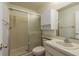 Standard bathroom with shower and vanity at 7712 Hillside Ct # 202, Hudson, FL 34667