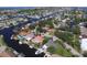 Aerial view of waterfront homes and community at 4464 Marine Pkwy, New Port Richey, FL 34652