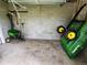Unfinished garage, tools and wheelbarrow are visible at 11033 Baywind Ct, Weeki Wachee, FL 34613