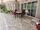 Outdoor patio furniture and seating area at 11033 Baywind Ct, Weeki Wachee, FL 34613