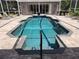 Inviting screened pool with paver deck at 11033 Baywind Ct, Weeki Wachee, FL 34613