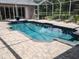 Relaxing pool and patio area, perfect for outdoor enjoyment at 11033 Baywind Ct, Weeki Wachee, FL 34613
