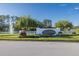 Entrance sign for Heritage Springs community at 1633 Arbor Knoll Loop, Trinity, FL 34655