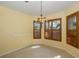 Breakfast nook with wood flooring and window shutters at 1633 Arbor Knoll Loop, Trinity, FL 34655