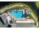 Resort-style pool and surrounding amenities at 1633 Arbor Knoll Loop, Trinity, FL 34655