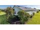 Single-story home with solar panels and lush landscaping at 1633 Arbor Knoll Loop, Trinity, FL 34655
