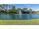 Serene lake view with fountain at 1633 Arbor Knoll Loop, Trinity, FL 34655
