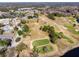 Aerial view of community and golf course at 12200 Putter Green Ct, New Port Richey, FL 34654