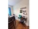 Close up of the home's coffee bar with machine, mugs, and stylish coffee decor at 800 61St N St, St Petersburg, FL 33710
