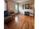 Bright living room featuring hardwood floors and a cozy design at 800 61St N St, St Petersburg, FL 33710
