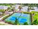 Community pickleball courts with ample parking nearby at 19492 Fort King Run, Brooksville, FL 34601