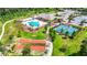 Resort-style pool with pickleball and bocce ball courts at 19492 Fort King Run, Brooksville, FL 34601
