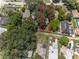 Aerial view of the property showcasing the lot size and surrounding neighborhood at 6635 Stewart N Ave, St Petersburg, FL 33702