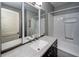 Bathroom with shower/tub combo and granite countertop at 6635 Stewart N Ave, St Petersburg, FL 33702