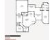 Floor plan showing a 3 bedroom, 2 bathroom home at 5481 Nodoc Rd, Spring Hill, FL 34609