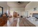 Main bedroom with hardwood floors and ensuite bathroom access at 4109 Des Prez Ct, Hernando Beach, FL 34607