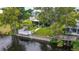 Waterfront property with private dock and spacious backyard at 3178 Sea Grape Dr, Hernando Beach, FL 34607