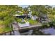 Waterfront property with private dock and spacious backyard at 3178 Sea Grape Dr, Hernando Beach, FL 34607