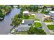 Waterfront home with private dock and surrounding neighborhood at 3178 Sea Grape Dr, Hernando Beach, FL 34607