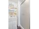 Simple bathroom with white vanity and shower/tub combo at 9140 & 9130 Peony St, New Port Richey, FL 34654