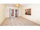 Breakfast area with tile floors and French doors at 24514 Audubon Dr, Brooksville, FL 34601