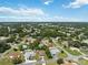 Wide aerial view of a suburban neighborhood with numerous houses at 10463 Claymore St, Spring Hill, FL 34608