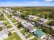 Expansive aerial view of waterfront homes and canal at 7637 Hatteras Dr, Hudson, FL 34667