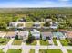 Waterfront community with lush landscaping and various homes at 7637 Hatteras Dr, Hudson, FL 34667