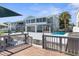 House with pool and large deck, perfect for entertaining at 7637 Hatteras Dr, Hudson, FL 34667