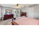 Bedroom with a double bed and en-suite bathroom access at 3077 Ardenwood Dr, Spring Hill, FL 34609