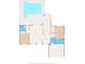 Floor plan displaying a spacious layout with pool and garage at 3077 Ardenwood Dr, Spring Hill, FL 34609