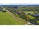 Aerial view showing the property's location and surrounding landscape at 18101 Mason Smith Rd, Brooksville, FL 34604