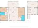 Two-story home floor plan, featuring Primary bedroom, kitchen, and Gathering room at 10221 Elgin Blvd, Spring Hill, FL 34608