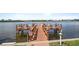 Private community dock with seating for residents at 1847 Shore S Dr # 614, South Pasadena, FL 33707