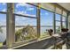 Stunning water views seen from a sunroom at 1847 Shore S Dr # 614, South Pasadena, FL 33707