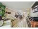 Open concept living room with view of dining and kitchen areas at 1847 Shore S Dr # 614, South Pasadena, FL 33707