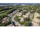 Expansive aerial view of the community and surroundings at 9233 Championship Ln, New Port Richey, FL 34655