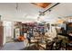 Garage with seating area, storage and access to other areas at 8088 Spanish Oak Dr, Spring Hill, FL 34606