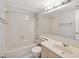 Clean bathroom with tub, shower, and vanity at 2424 W Tampa Bay Blvd # L-302, Tampa, FL 33607