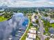 Wide aerial view of waterfront property and community at 2424 W Tampa Bay Blvd # L-302, Tampa, FL 33607