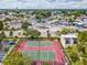 Aerial view of tennis courts near residential area at 2424 W Tampa Bay Blvd # L-302, Tampa, FL 33607