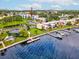 Aerial view of waterfront community, highlighting a specific building at 2424 W Tampa Bay Blvd # L-302, Tampa, FL 33607