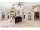 Spacious living room with fireplace and comfortable seating at 41 Cypress Dr, Palm Harbor, FL 34684