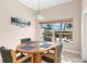 Charming breakfast nook with water views at 41 Cypress Dr, Palm Harbor, FL 34684