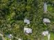 High-angle view of houses nestled amongst the trees at 321 S Brooksville Ave, Brooksville, FL 34601