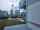 Waterfront backyard featuring canal access, private dock, and waterfront views from the patio at 6428 Driftwood Dr, Hudson, FL 34667