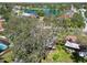 An aerial view of the property and its surroundings at 9142 Brooker Dr, New Port Richey, FL 34655