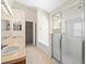 Bathroom boasts double sinks, a soaking tub, and a separate shower at 4264 Braemere Dr, Spring Hill, FL 34609